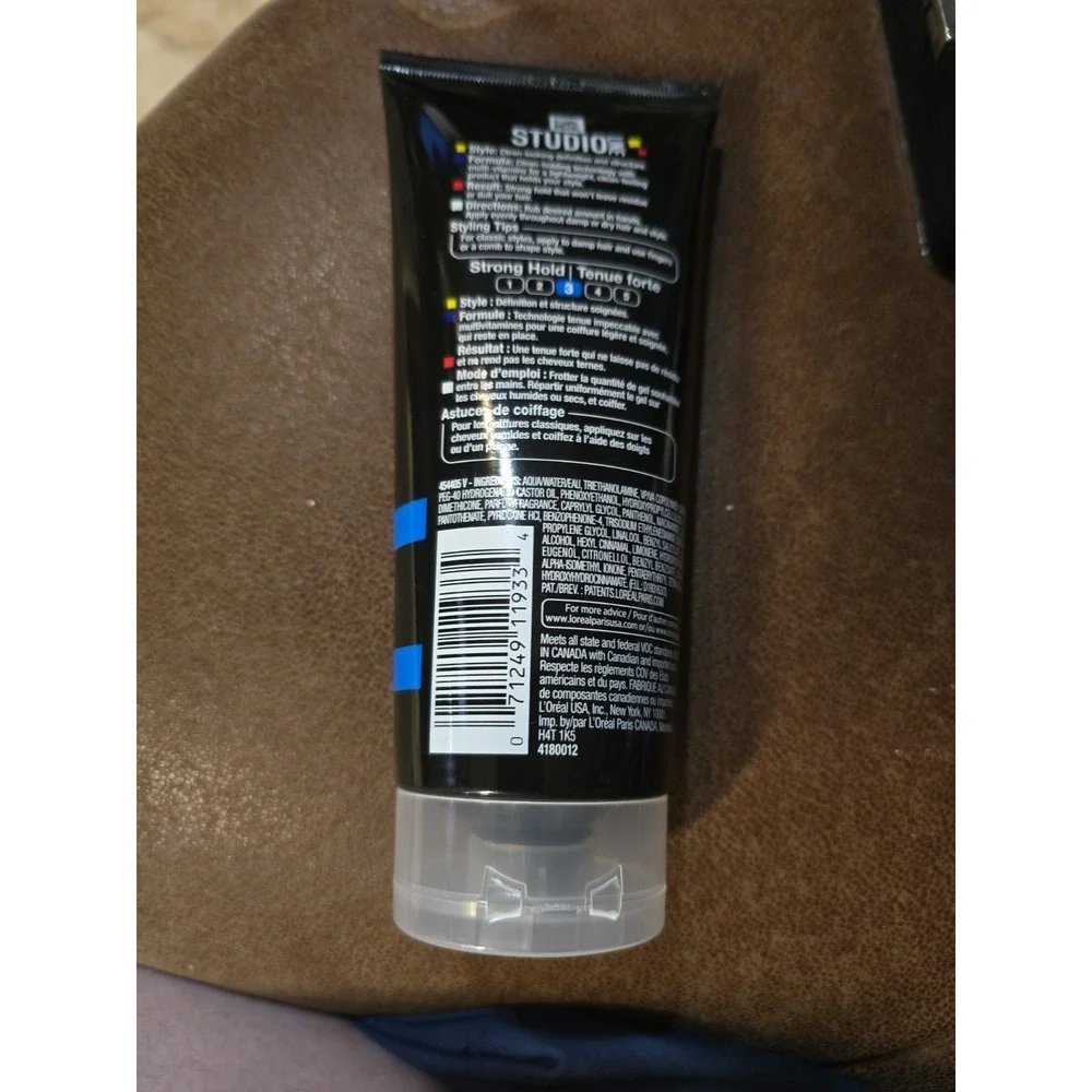 L'Oreal Paris Studio Line Clean Gel Flexible Control Strong Hold 6.8 fl oz NEW
